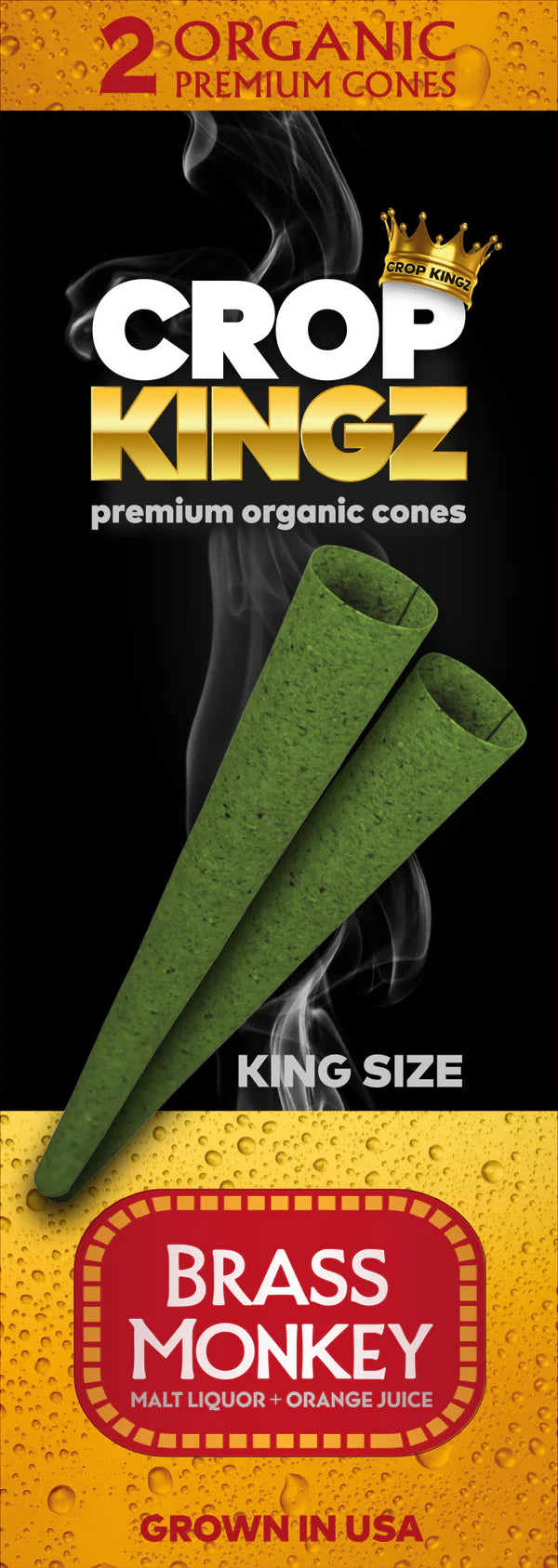 Crop Kingz Premium Organic King Size Pre-Rolled Cones