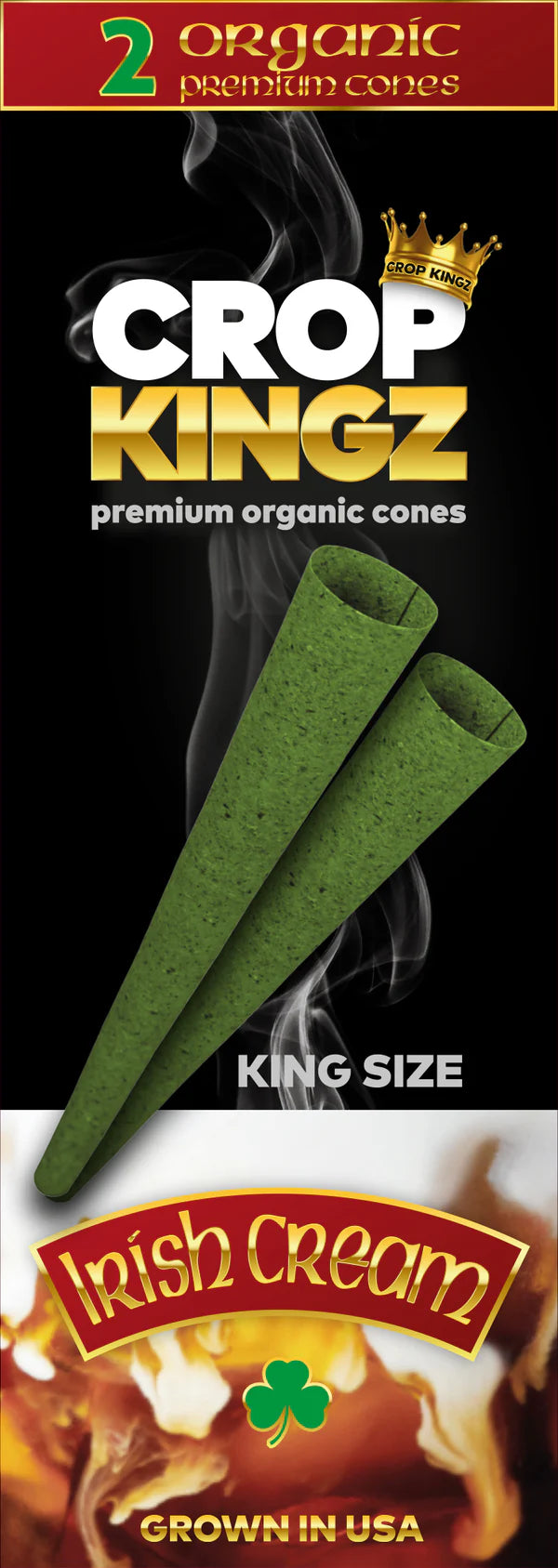 Crop Kingz Premium Organic King Size Pre-Rolled Cones