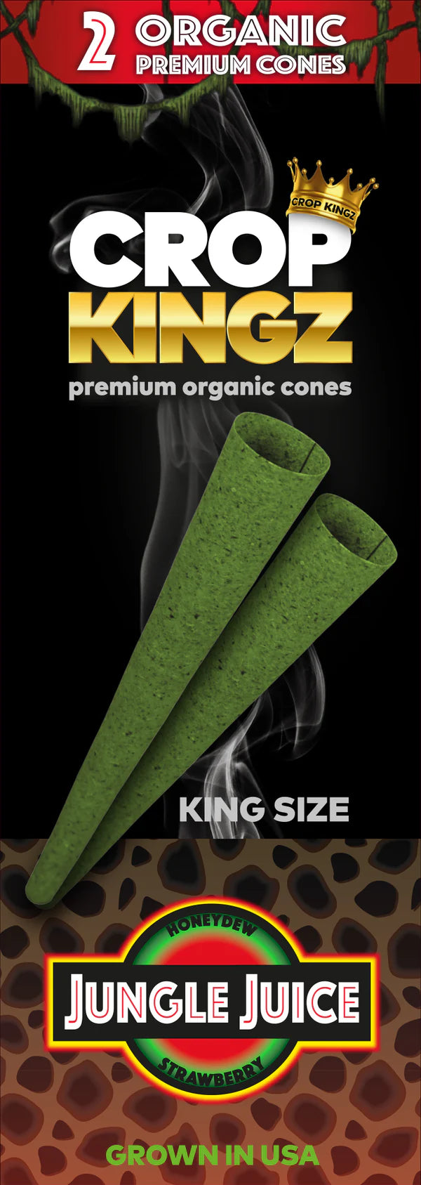 Crop Kingz Premium Organic King Size Pre-Rolled Cones