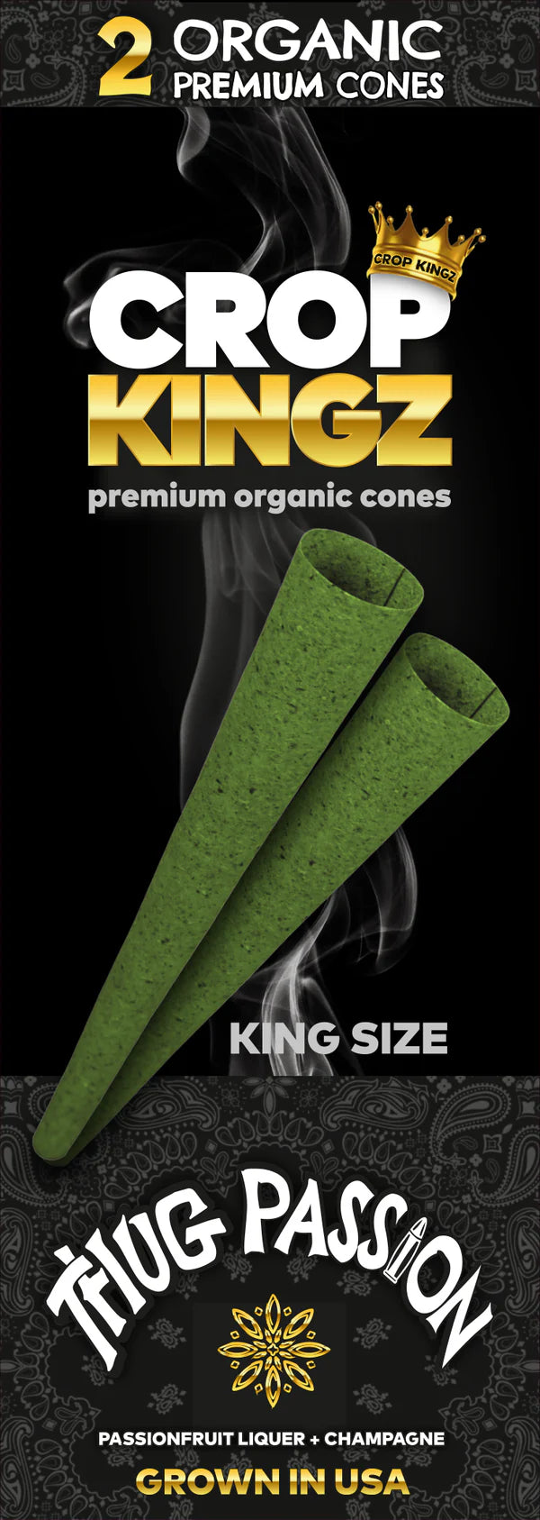Crop Kingz Premium Organic King Size Pre-Rolled Cones
