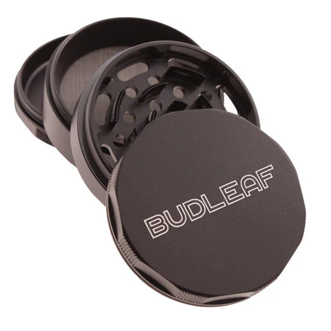 Budleaf 63mm 4-Part Metal Grinder - Black