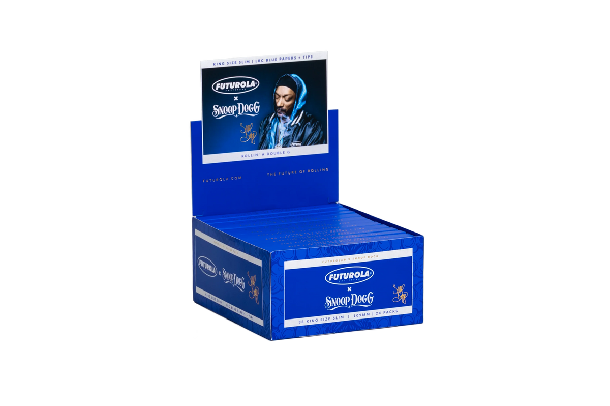 Snoop Dogg x Futurola Blue King Size Slim Rolling Papers