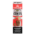 King Palm Pre-Rolled Tobacco Cones - Strawberry Kiwi - 2pc