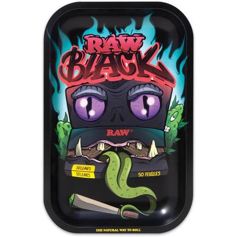 RAW Black Monster Small Rolling Tray - Limited Edition