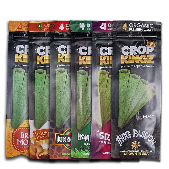 Crop Kingz Premium Organic 1 1/4 Hemp Pre-Rolled Cones