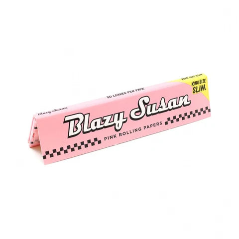 Blazy Susan Pink King Size Slim Rolling Papers