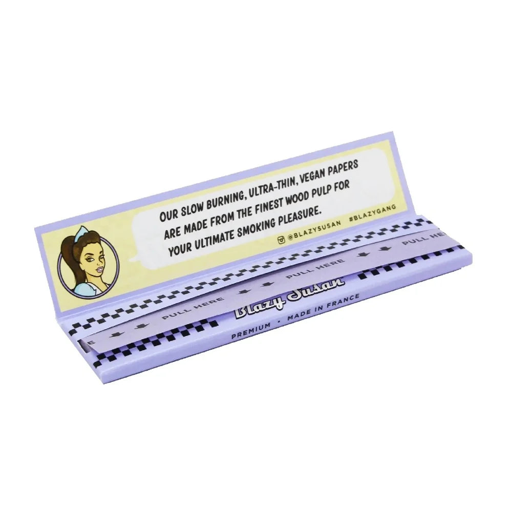 Blazy Susan Purple King Size Slim Rolling Papers