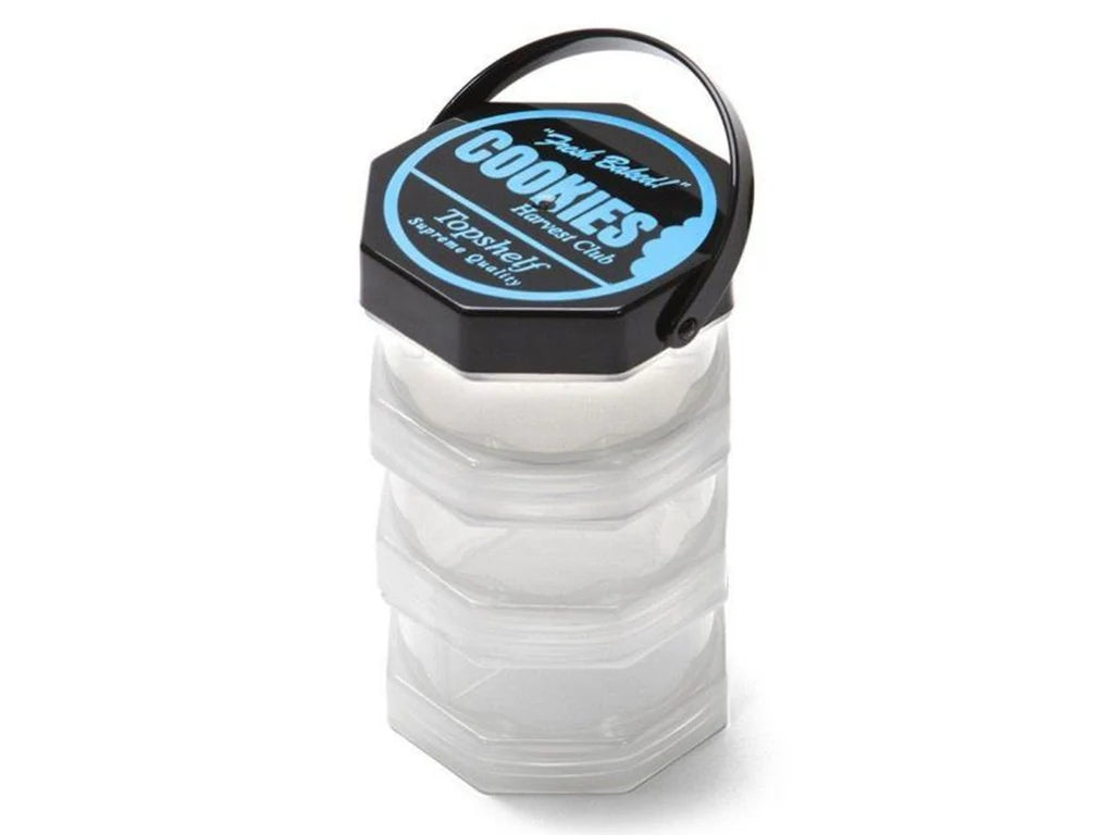 Cookies Harvest Club Stackable 3 Tier Storage Jar - Clear