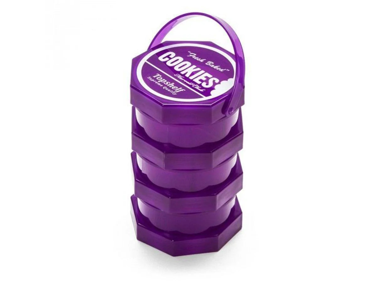 Cookies Harvest Club Stackable 3 Tier Storage Jar - Purple