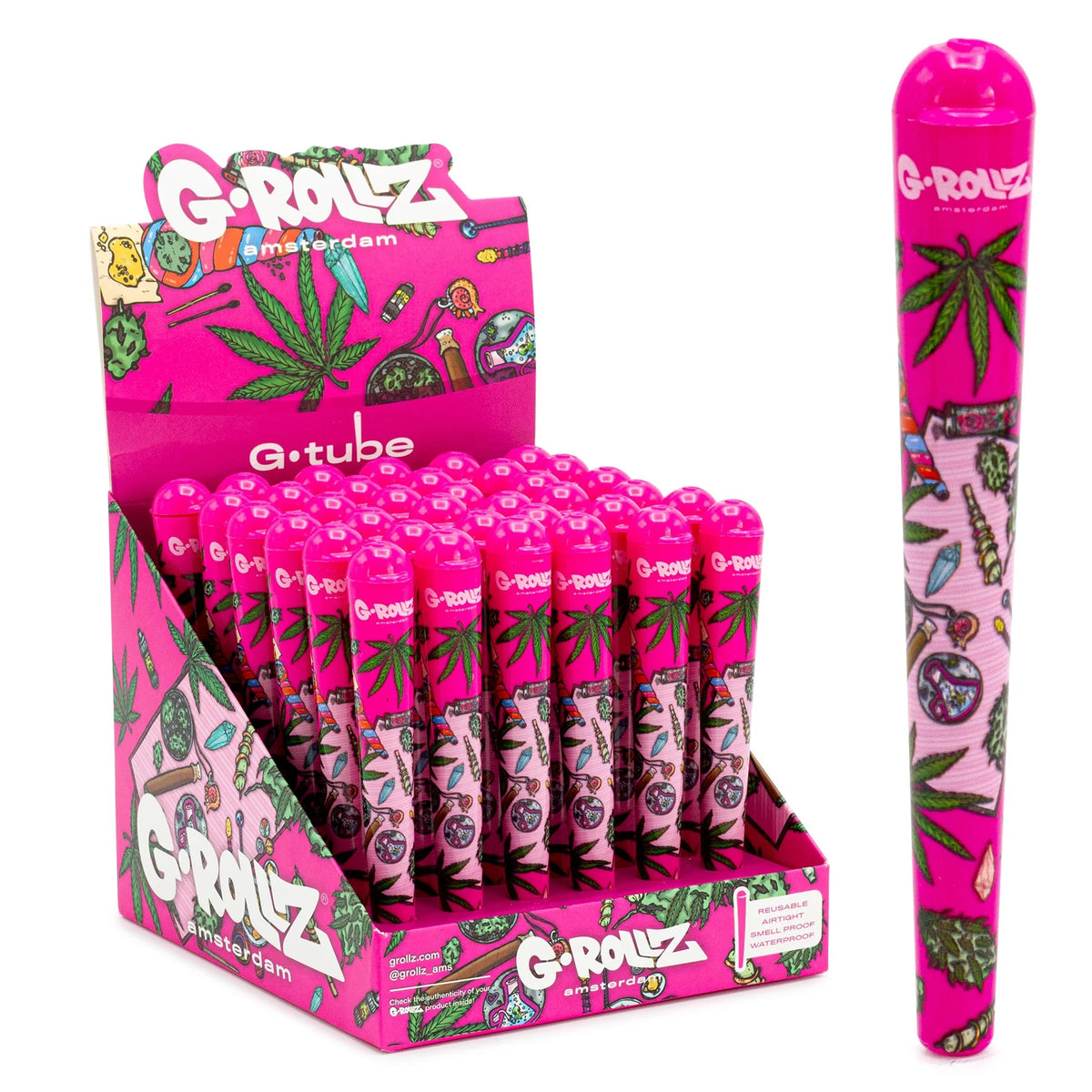 G-Rollz G Tube Cone Holder - Pink