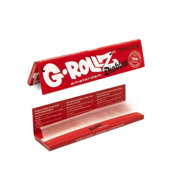 G-Rollz Diablos King Size Slim Rolling Papers