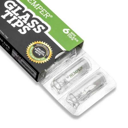 Hemper 6mm Glass Tips - 5 Pack