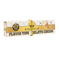 King Palm King Size Slim Rolling Papers With Flavoured Tips - Gelato Cream