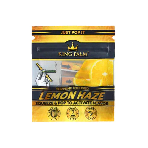 King Palm Terpene Infused Corn Husk Tips - Lemon Haze - 2pc