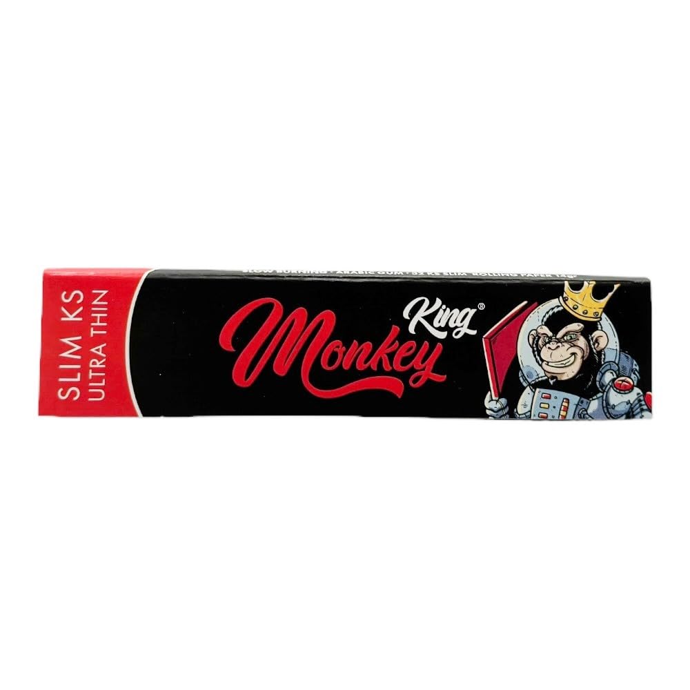 Monkey King White Ultra Thin King Size Slim Rolling Papers