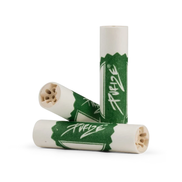 Purize Regular 9mm Activated Charcoal Filters - White - 50pc