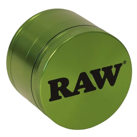 RAW Emerald Green 4-Part 56mm Aluminium Grinder