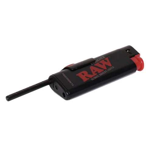 RAW Phoenix Lighter With Windproof Shield & Poker - Black