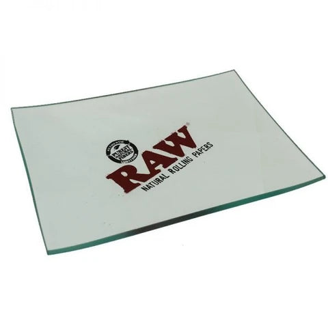 RAW Mini Glass Rolling Tray