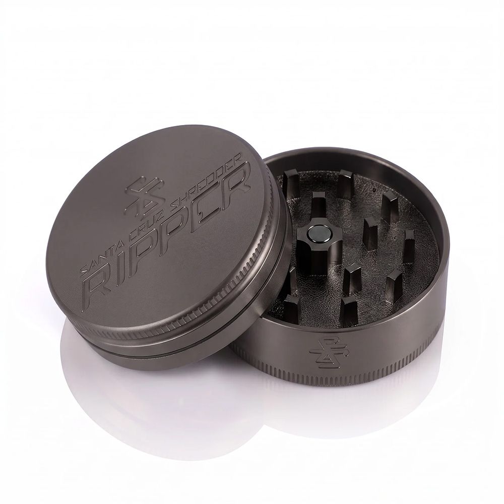 Santa Cruz Shredder Ripper 2-Part 55mm Grinder - Gun Metal