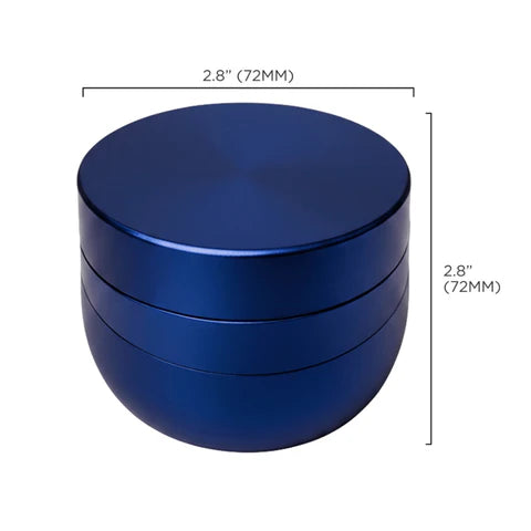 V Syndicate Gridlock Toothless 4-Part 70mm Grinder - Blue
