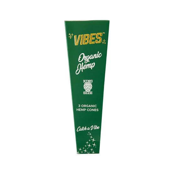 Vibes Organic Hemp King Size Pre-Rolled Cones (3pc)