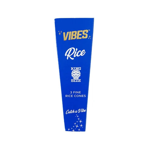 Vibes Rice King Size Pre-Rolled Cones (3pc)
