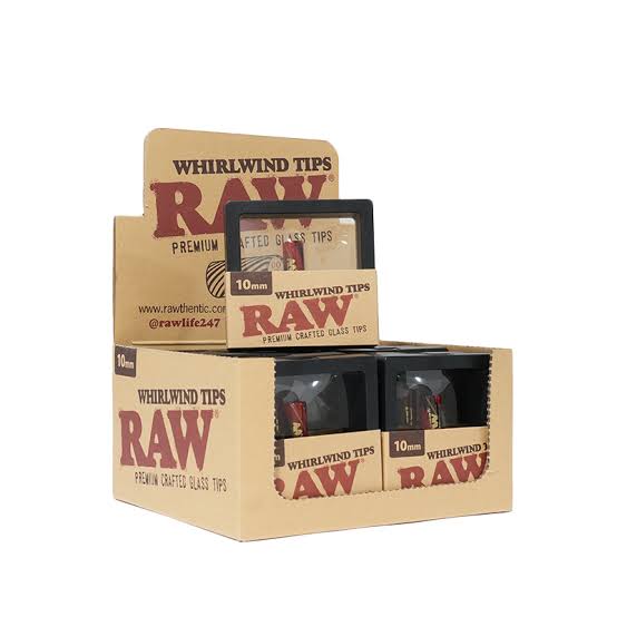 RAW Whirlwind Glass Tips - 10mm